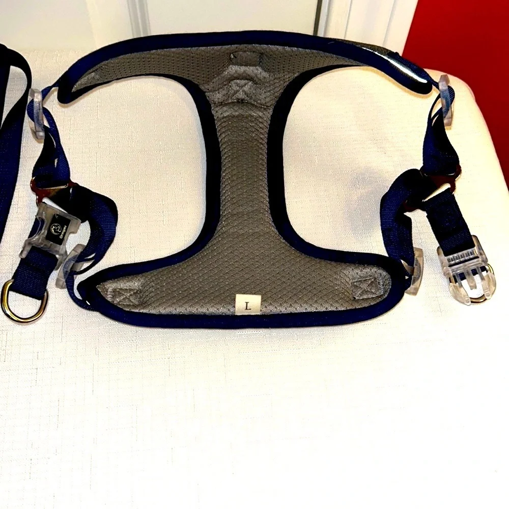 Dog harness | Dog Leash | 2 training clickers and travel bag